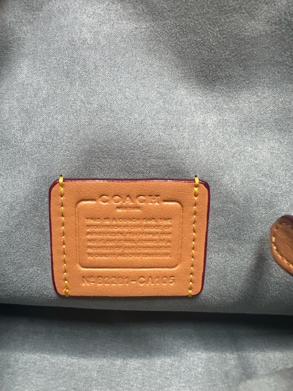Coach Soft Tabby Signature Denim - Picture 3 of 4